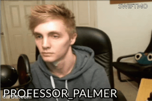 Man Sitting In Chair Professor Palmer GIF