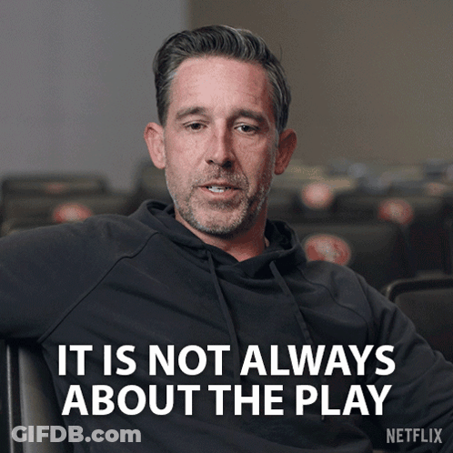 Man Sitting In Chair Saying It Is Not Always About Play GIF