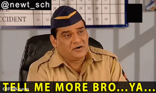 Man Sitting In Chair Tell Me More Bro Ya GIF