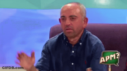 Man Sitting In Chair With APM Sign GIF