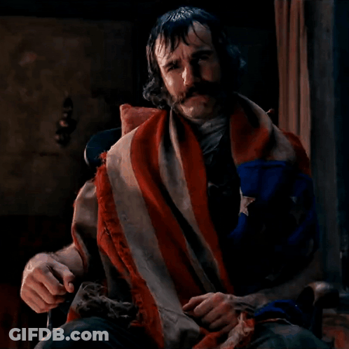 Man Sitting In Chair With Blanket GIF