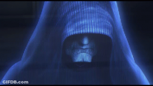 Man Sitting In Chair With I Am The Senate GIF