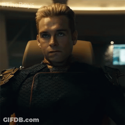 Man Sitting In Chair With The Boys GIF