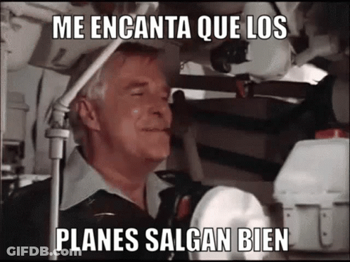 Man Sitting In Cockpit Eyes Closed Meme GIF