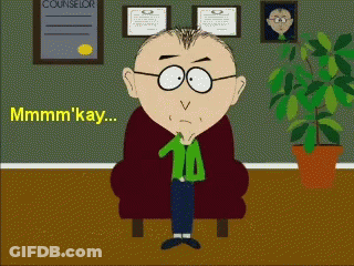 Man Sitting In Counselor Chair GIF