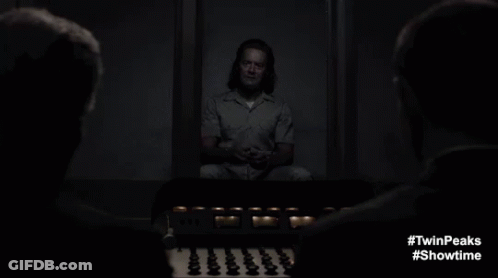 Man Sitting In Dark Room #Twinpeaks #Showtime GIF