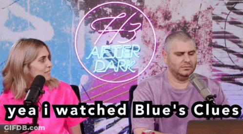 Man Sitting In Front Of Better Ark Sign GIF