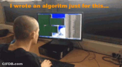 Man Sitting In Front Of Computer GIF