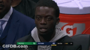 Man Sitting In Front Of Gatorade Cooler GIF
