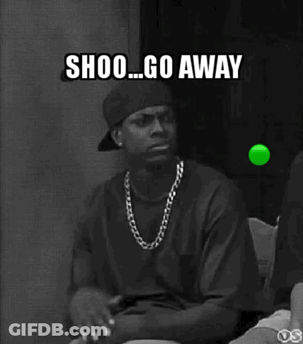 Man Sitting In Front Of Green Shoo Ball GIF