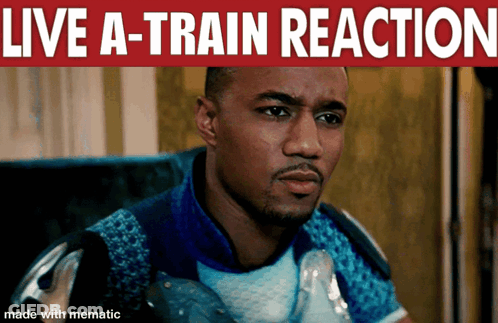 Man Sitting In Front Of Live Train Reaction Sign GIF