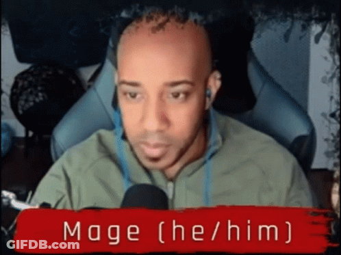 Man Sitting In Front Of Microphone GIF