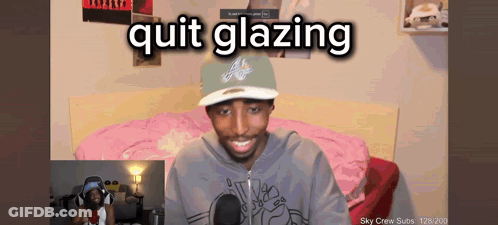 Man Sitting In Front Of Microphone Quit Glazing GIF