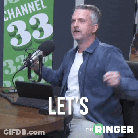 Man Sitting In Front Of Microphone GIF