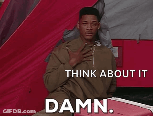 Man Sitting In Front Of Red Tent Thinking GIF