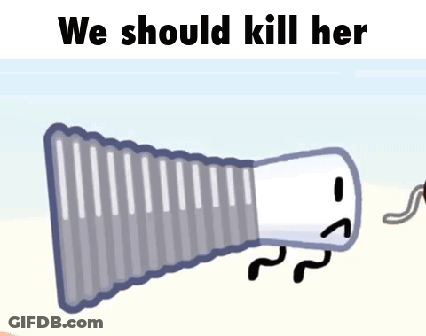 Man Sitting In Front Of Screen Saying Mods Kill GIF