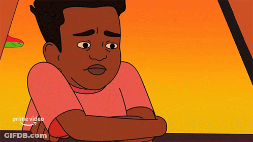 Man Sitting In Front Of Tent With Prime Video GIF