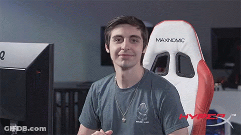Man Sitting In Maxnomic Chair GIF