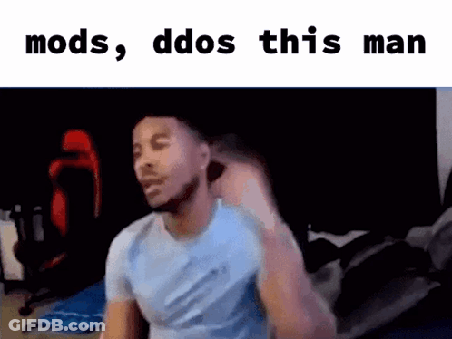 Man Sitting In Room With Mods Ddos This Man GIF