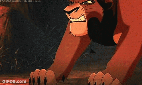 Man Sitting Next To Lion In Field GIF
