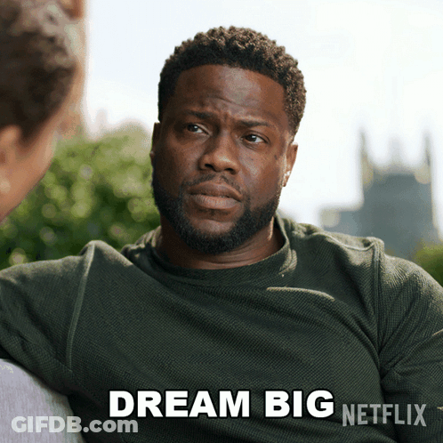 Man Sitting On Couch Dream Big Netflix GIF