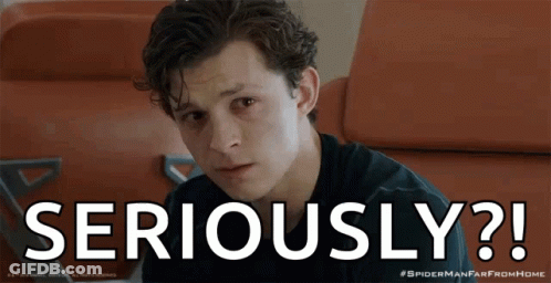 Man Sitting On Couch Saying Seriously GIF