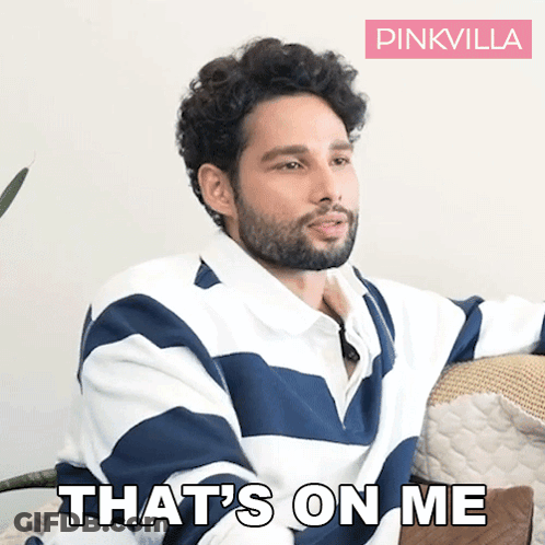 Man Sitting On Couch Saying That's On Me GIF