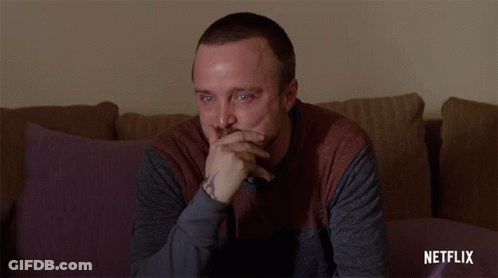 Man Sitting On Couch Watching Netflix GIF