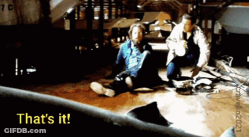 Man Sitting On Floor GIF