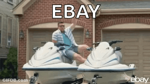 Man Sitting On Jet Ski GIF