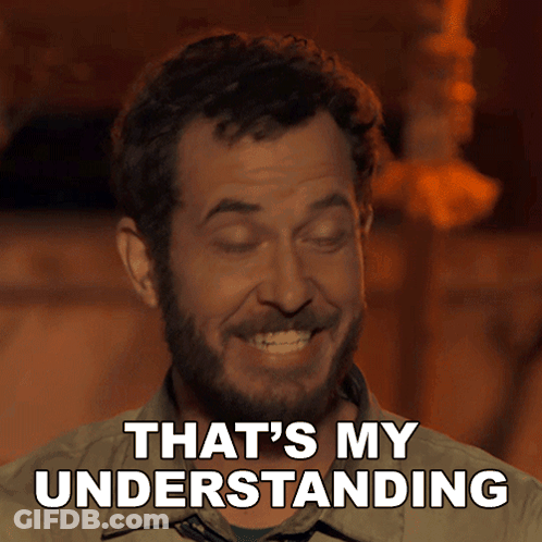 Man Sitting On Rock Saying I Feel Like A Kid GIF