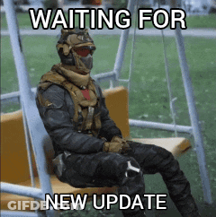 Man Sitting On Swing Waiting For Update GIF