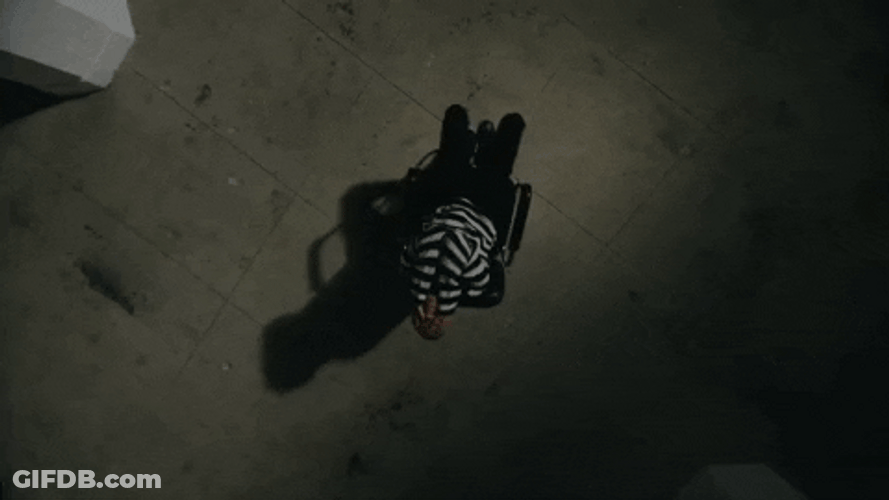 Man Sitting Spinning Chair Disappear GIF