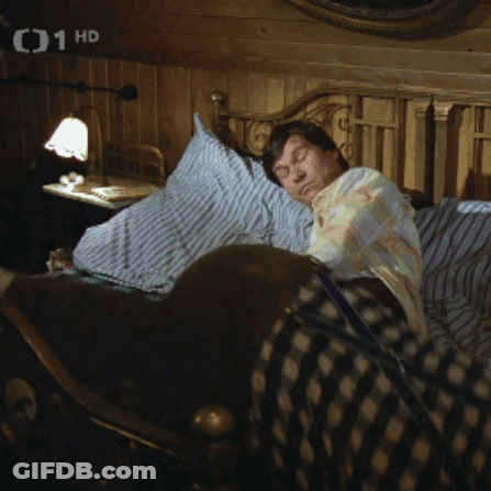 Man Sleeping In Bed With 01 HD GIF