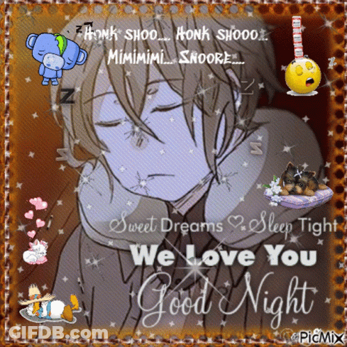 Man Sleeping With Sweet Dreams GIF