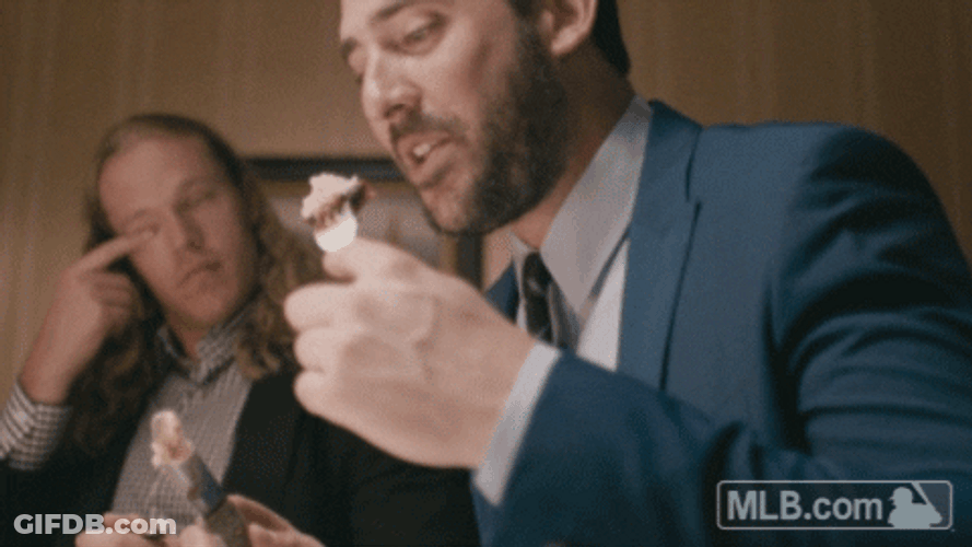 Man Slow Motion Bite GIF