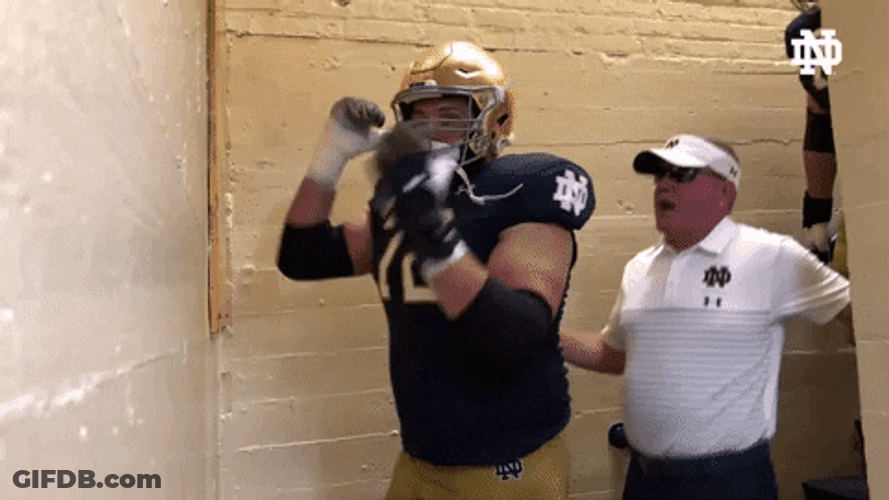 Man Smack Wall To Play Like A Champion GIF