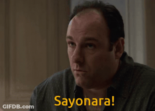 Man Smelling Food With Chopsticks Sayonara GIF