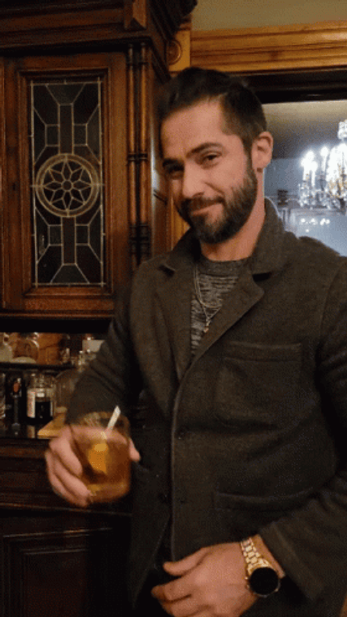Man Smiling And Cheers GIF