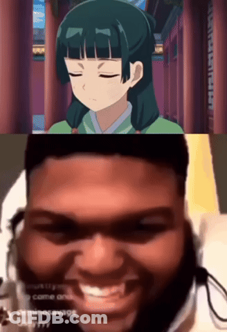 Man Smiling Before Girl's Picture GIF