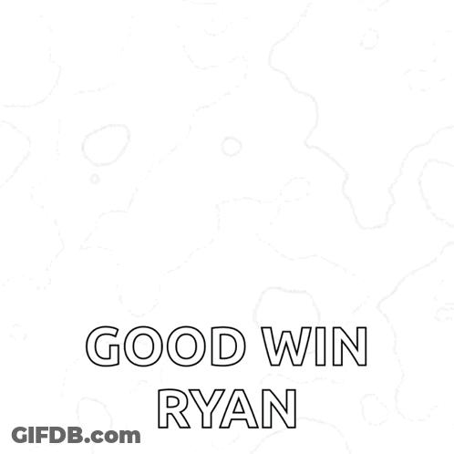 Man Smiling By UFC300 Sign GIF