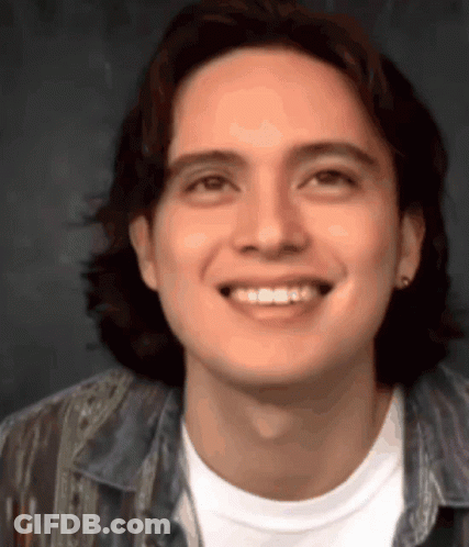 Man Smiling Close Up GIF