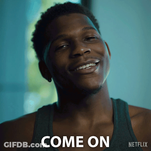 Man Smiling Come On GIF
