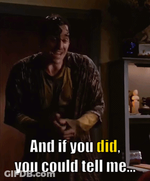 Man Smiling Dark Room And If You Did GIF