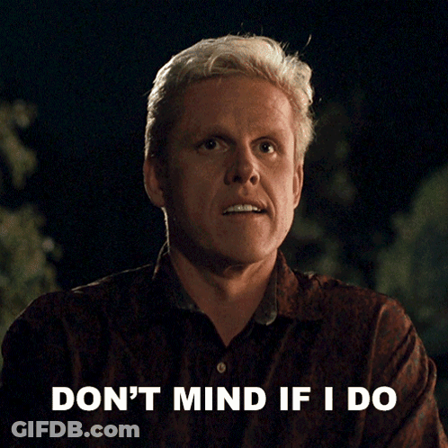 Man Smiling Don't Mind If I Do GIF