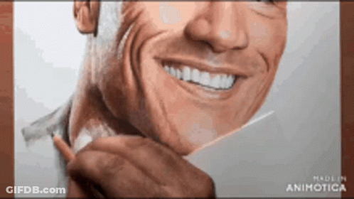 Man Smiling Holding Paper GIF