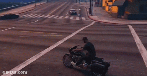 Man Smiling In Front Of Angeles RS Sign GIF