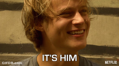 Man Smiling It's Him GIF
