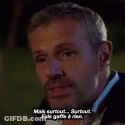 Man Smiling Saying Mais Surtout Surtout Fais Gaffe A Rien GIF