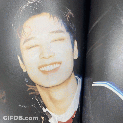 Man Smiling With Eyes Closed GIF